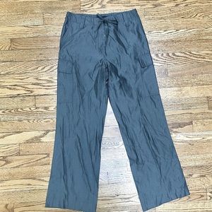 French Connection wide legged trousers in grey.